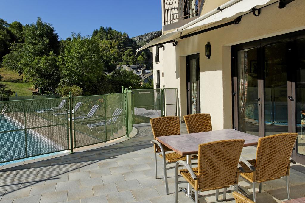 Logis Hotel Restaurant Le Mont Aigoual Meyrueis Exteriér fotografie